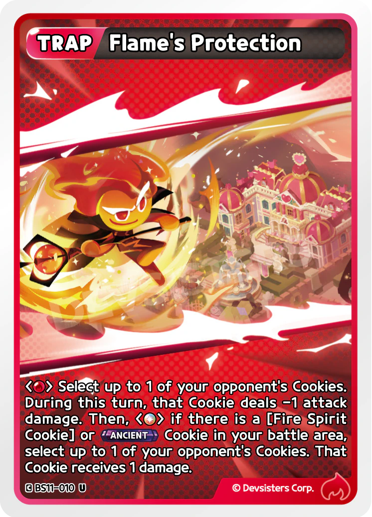Image for Flame's Protection (BS11-010) (BS11) - CookieRun: Braverse TCG