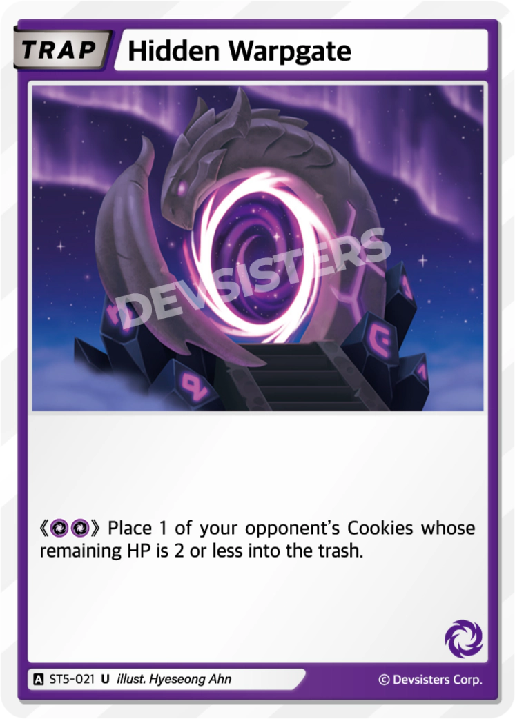 Image for Hidden Warpgate (ST5-021) (ST5) - CookieRun: Braverse TCG