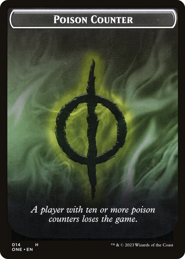 Jeton de marqueur poison [Phyrexia : Tout sera un — Jetons]