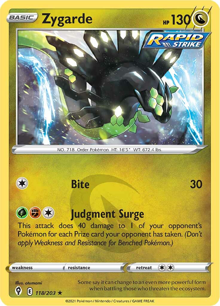 Zygarde (118/203) [Épée et Bouclier : Ciel Évolutif]