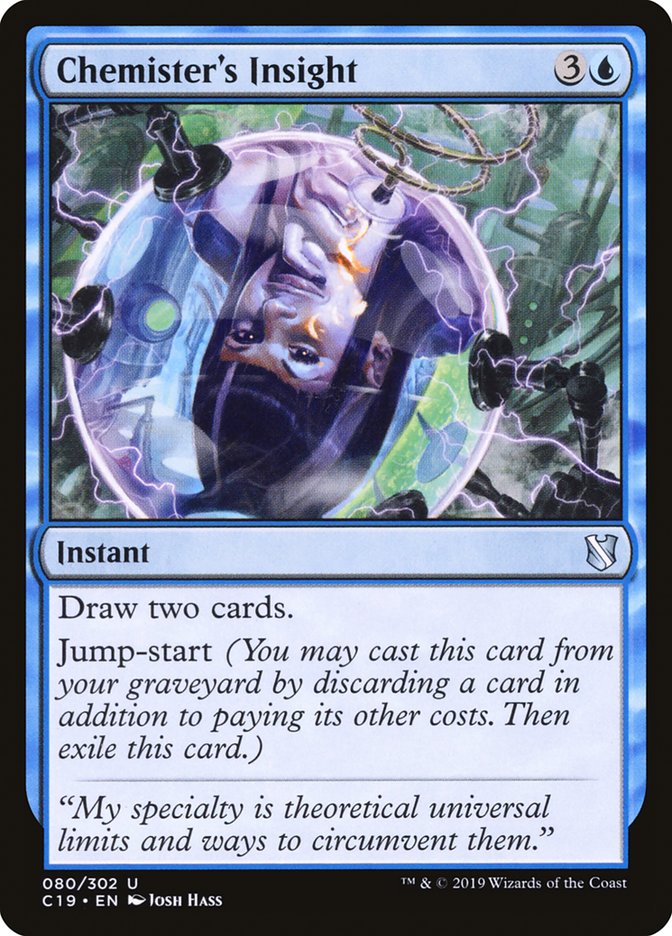 Intuition de chimiste [Commander 2019]