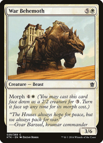 Mamut de guerra [Khans of Tarkir]