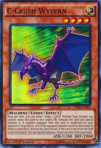 C-Crush Wyvern [SDKS-EN003] Súper Rara