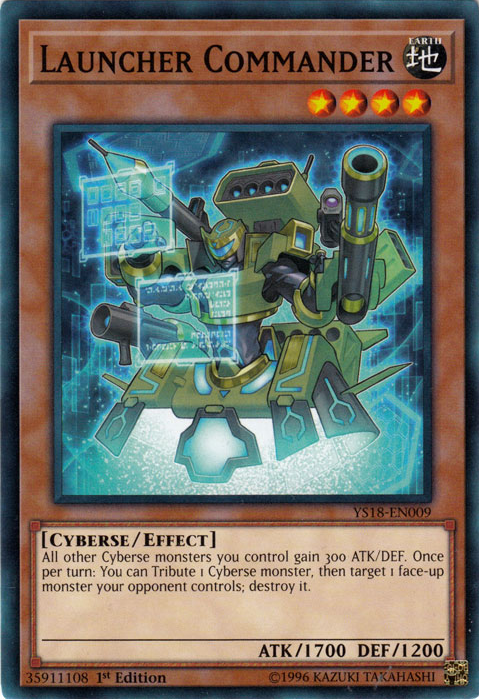 Comandante Lanzador [YS18-EN009] Común