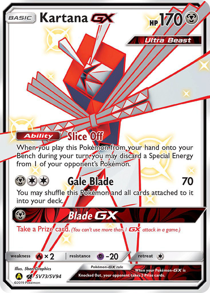 Kartana GX (SV73/SV94) [Soleil et Lune : Destinées Occultes - Coffre des Rêves]