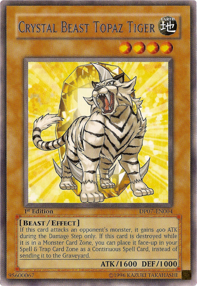 Bête Cristalline Tigre de Topaze [DP07-FR004] Rare