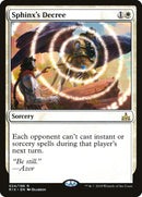 Décret du sphinx [Rivals of Ixalan]