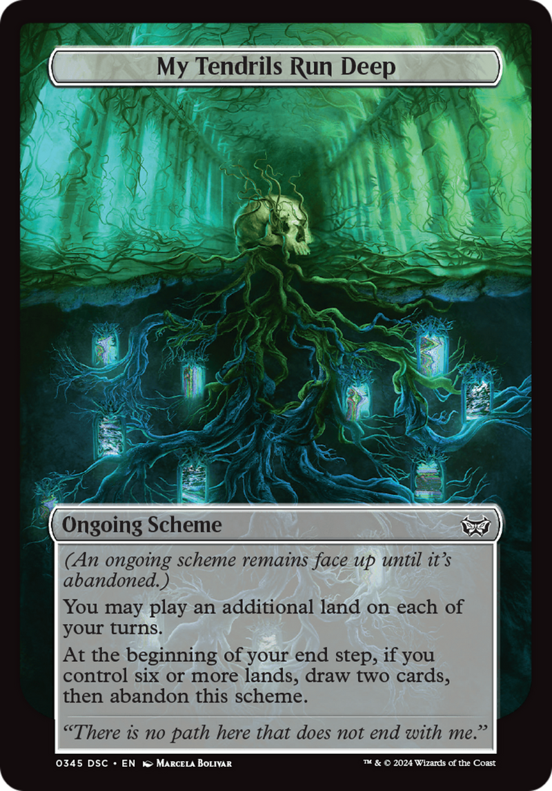 Mes Vrilles s'Enfoncent Profond (Full Art) [Deuil-Profond : Architecte de la Terreur]