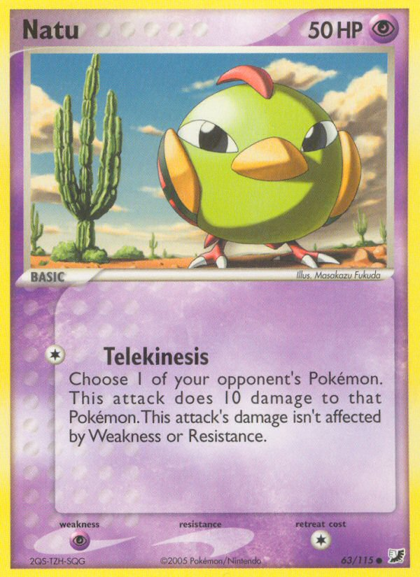 Natu (63/115) [EX : Forces invisibles]