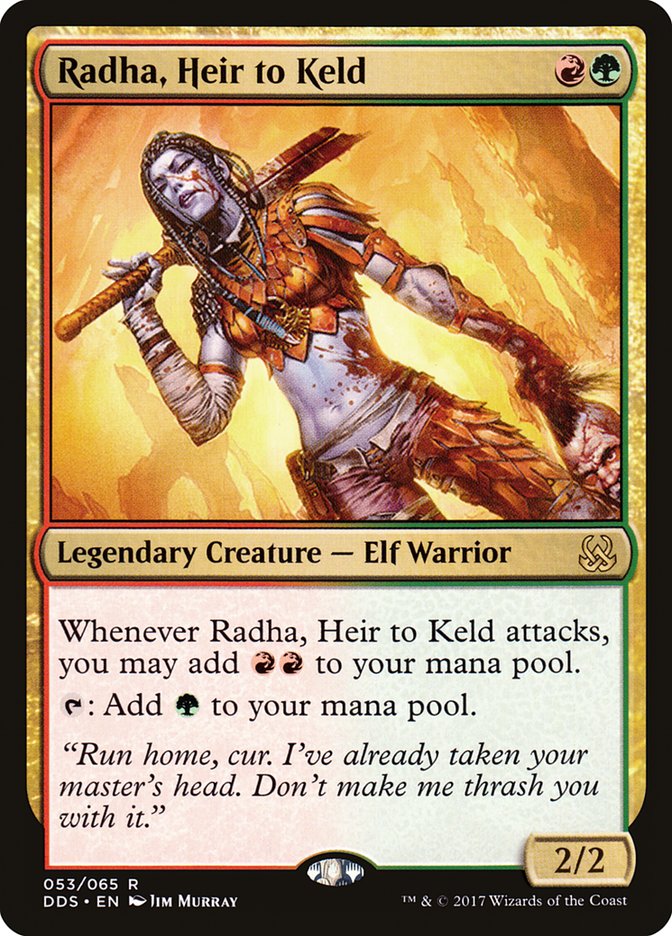 Radha, héritière de Keld [Decks de Duel : Esprit contre Puissance]