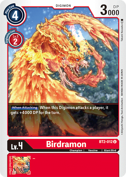 Birdramon [BT2-012] [Lanzamiento de Booster Especial Ver.1.5]