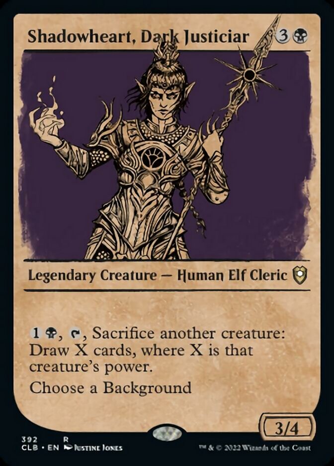Ombrecœur, justicière noire (Présentation) [Commander Legends : Battle for Baldur's Gate]