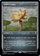 Lotus doré (gravure à l'acide) [Commander Masters]