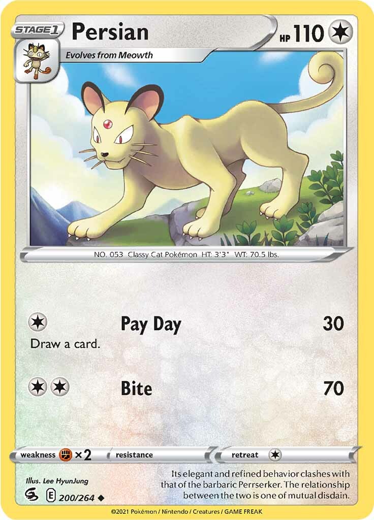 Persa (200/264) [Espada y Escudo: Golpe Fusión]