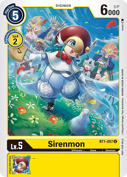 Sirenmon [BT1-057] (Paquete de ganadores Doble Diamante) [Promociones de refuerzo especial de lanzamiento]