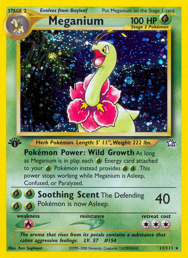 Meganium (11/111) [Néo Genesis Édition 1]