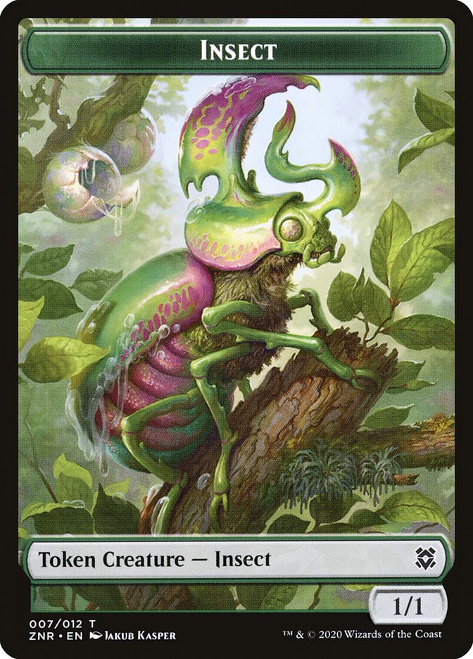 Ficha de Insecto [Zendikar Rising Tokens]