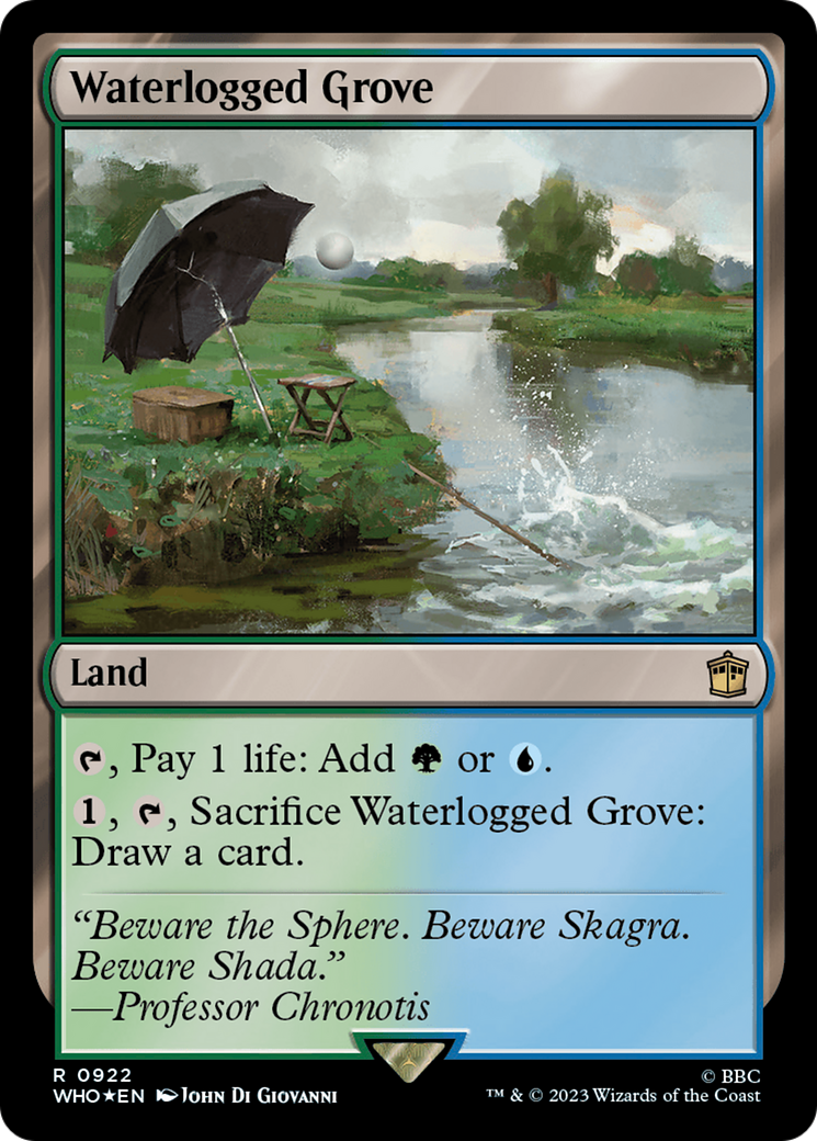 Bosquet gorgé d'eau (Surge Foil) [Doctor Who]