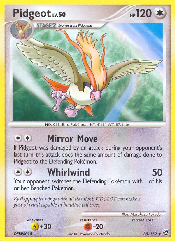 Pidgeot (35/132) [Diamante & Perla: Maravillas Secretas]