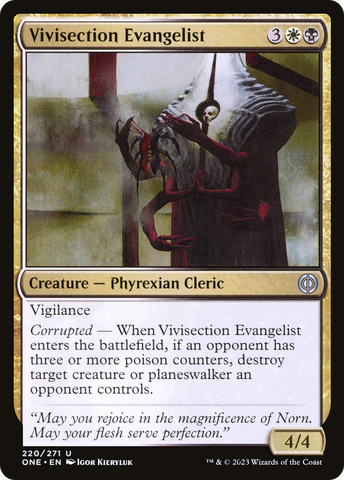Évangéliste de la vivisection [Phyrexia : Tous seront un]