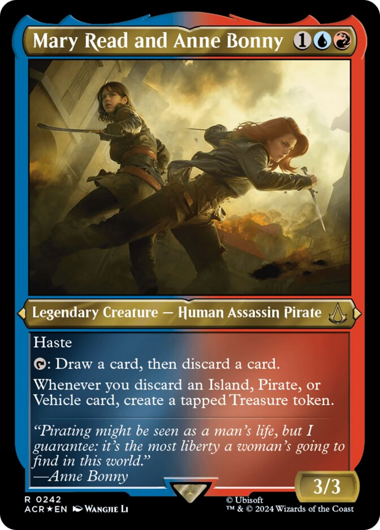 Mary Read et Anne Bonny (Gravure brillante) [Assassin's Creed]