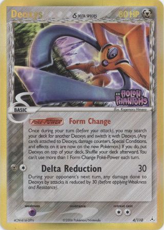 Deoxys (4/110) (Espèces Delta) (Estampillé) [EX: Fantômes de Holon]