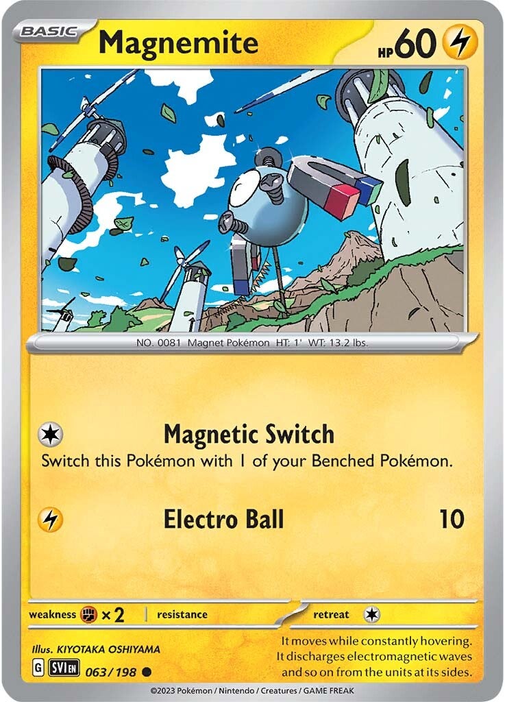 Magnemite (063/198) [Escarlata y Púrpura: Set Base]