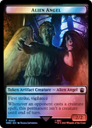 Ange extraterrestre // Nourriture (0057) Jeton recto-verso (Surge Foil) [Jetons Doctor Who]