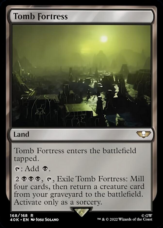 Forteresse funéraire (Feuille d'énergie) [Warhammer 40,000]