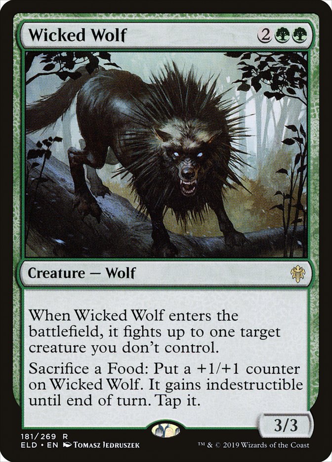 Loup maléfique [Le Trône d'Eldraine]