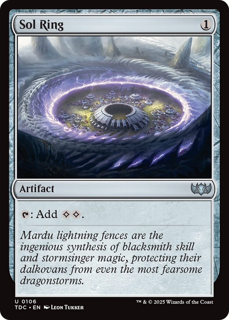 Sol Ring [Tarkir : Commander Dracostorm]