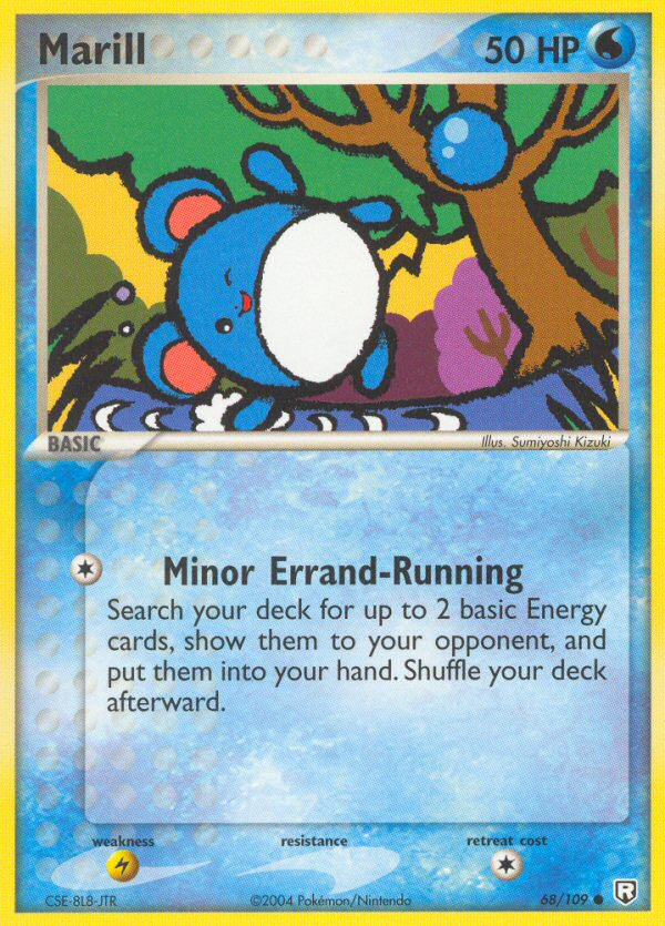Marill (68/109) [EX: Retour de la Team Rocket]