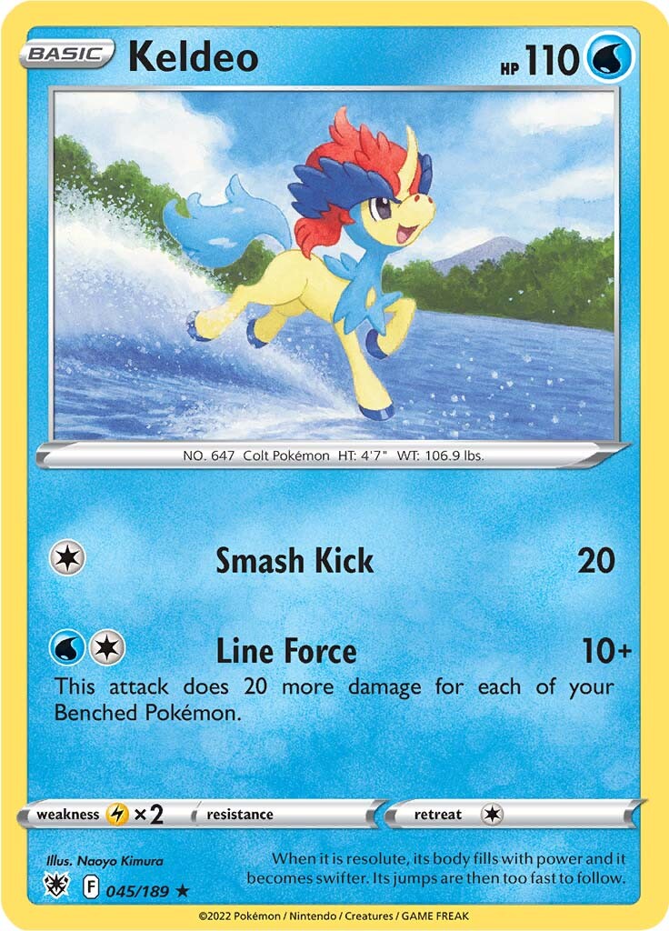 Keldeo (045/189) [Espada y Escudo: Radiante Astal]