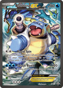 Blastoise EX (XY122) (Carta gigante) [XY: Promociones de estrellas negras]