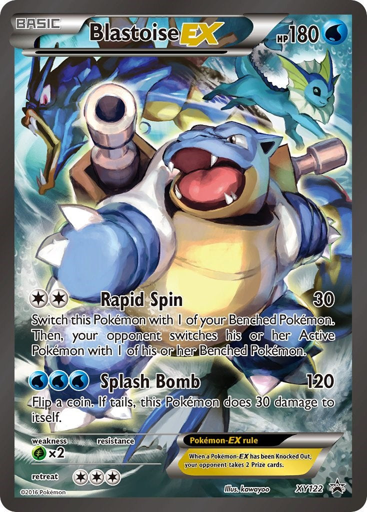 Blastoise EX (XY122) (Carta gigante) [XY: Promociones de estrellas negras]