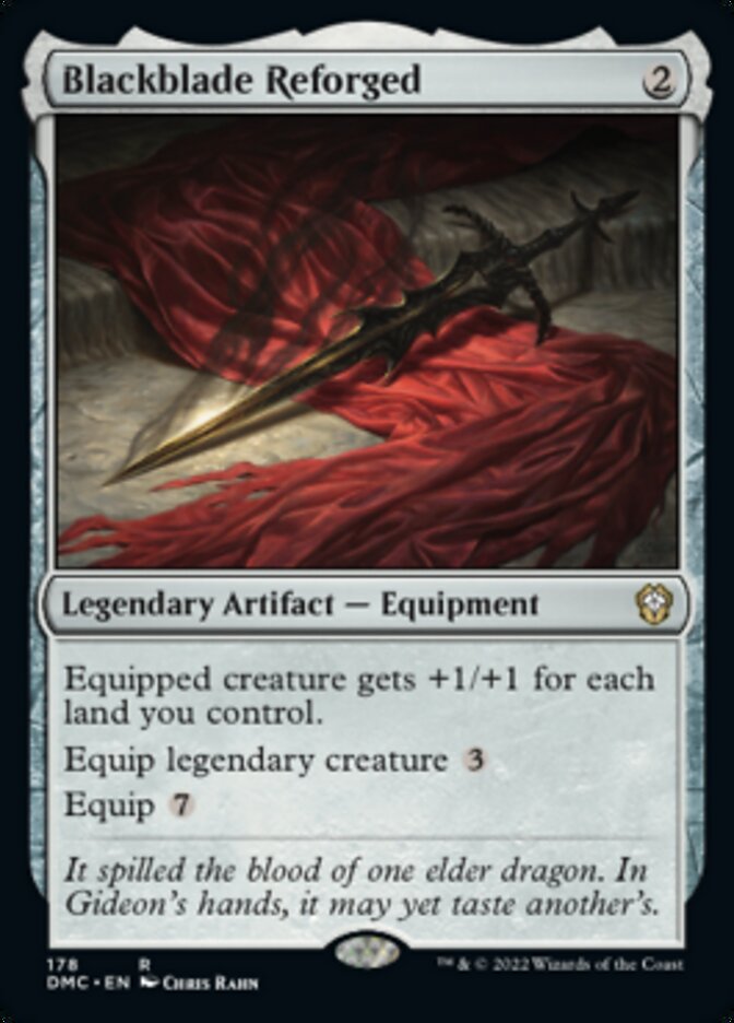 Lame-Noire reforgée [Dominaria Uni Commander]