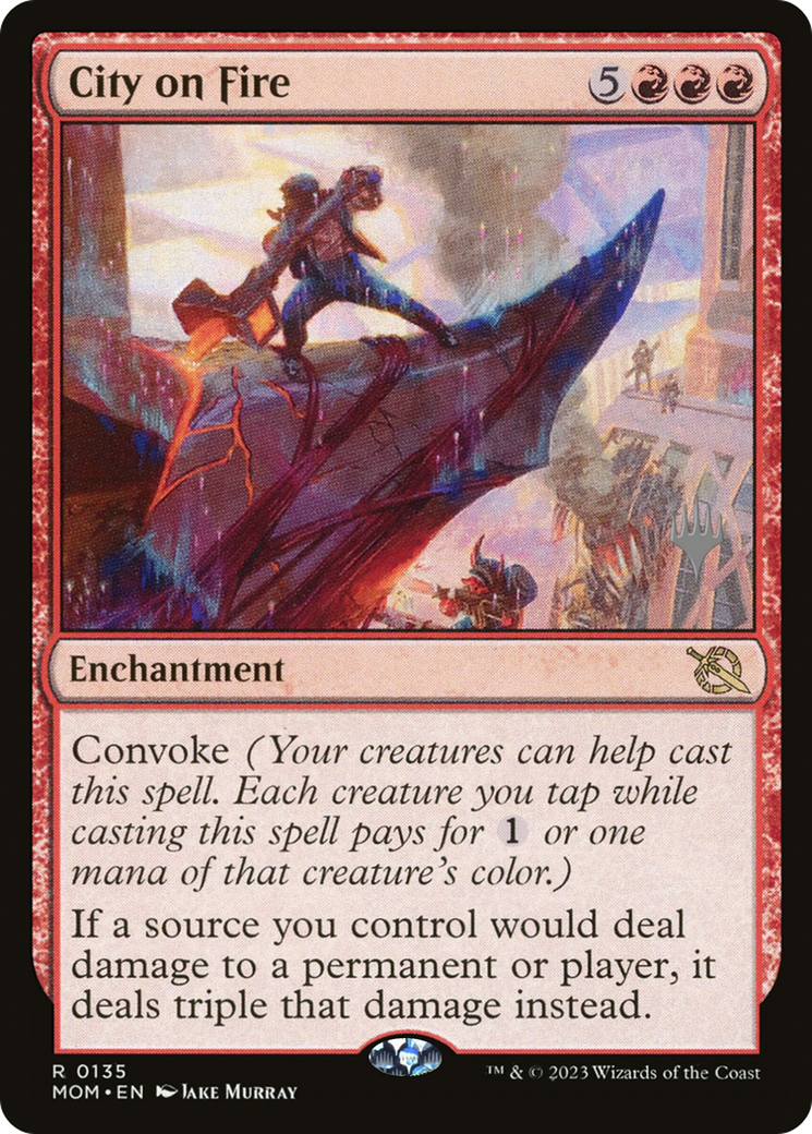 Ville en flammes (Pack promo) [Promos L'invasion des machines]