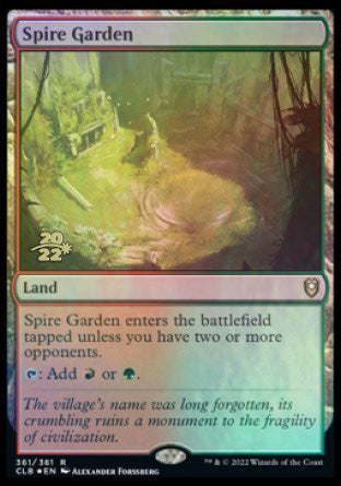 Jardín Aguja [Promos de prerelease de Commander Legends: Battle for Baldur's Gate]