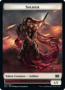 Sanglier // Soldat Jeton recto-verso [Tokens Double Masters 2022]