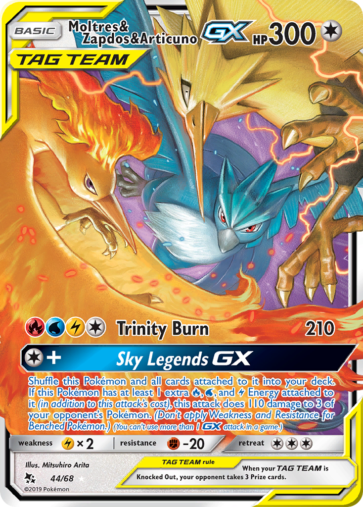 Sulfura & Électhor & Artikodin GX (44/68) [Soleil et Lune : Destinées Occultes]