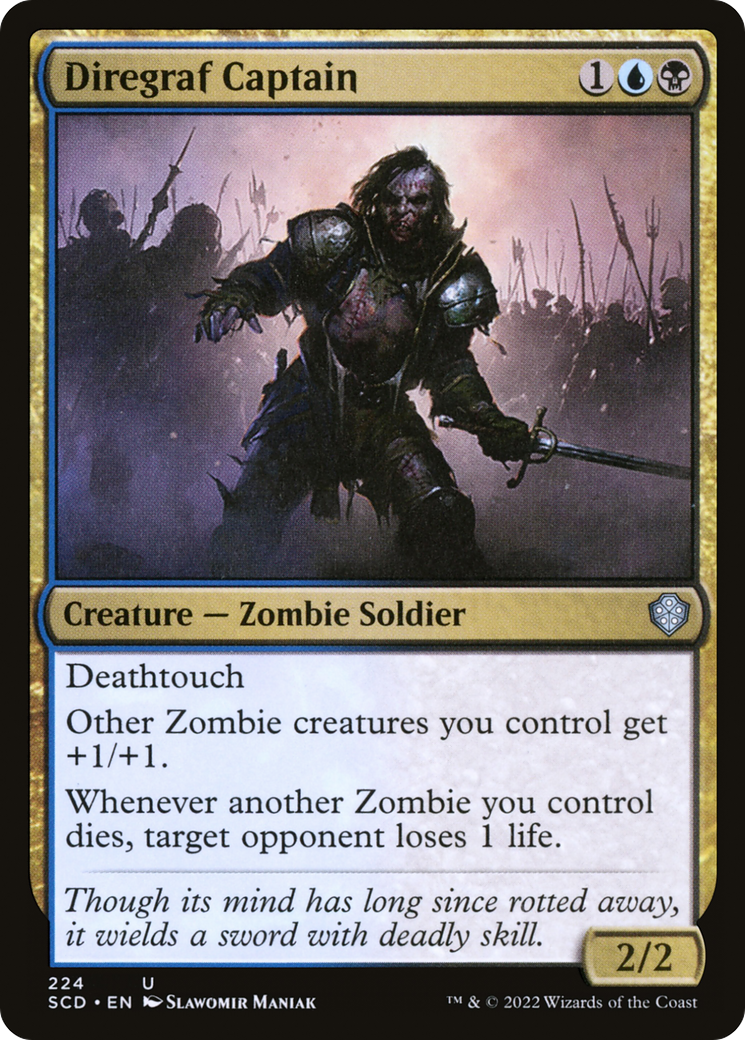 Capitaine de la tombeterre [Decks Commander de départ]