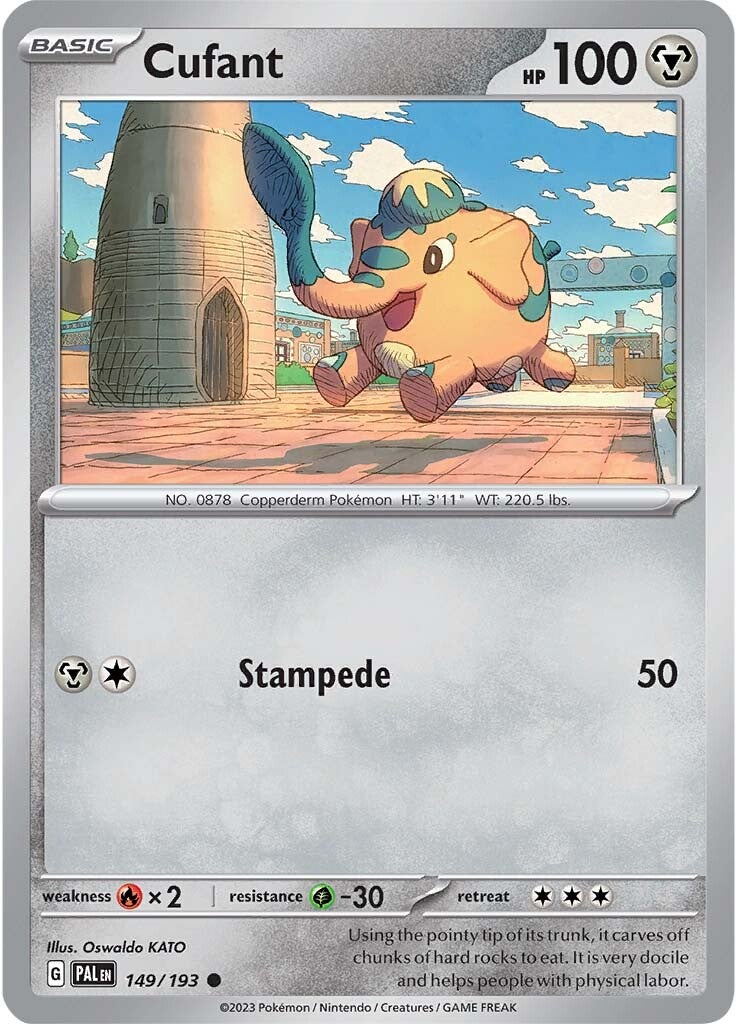 Cufant (149/193) [Escarlata y Púrpura: Evolución en Paldea]