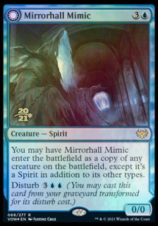 Miroirhall de la mimique // Mimétisme fantomatique [Innistrad : Chasse de minuit Prerelease Promos]