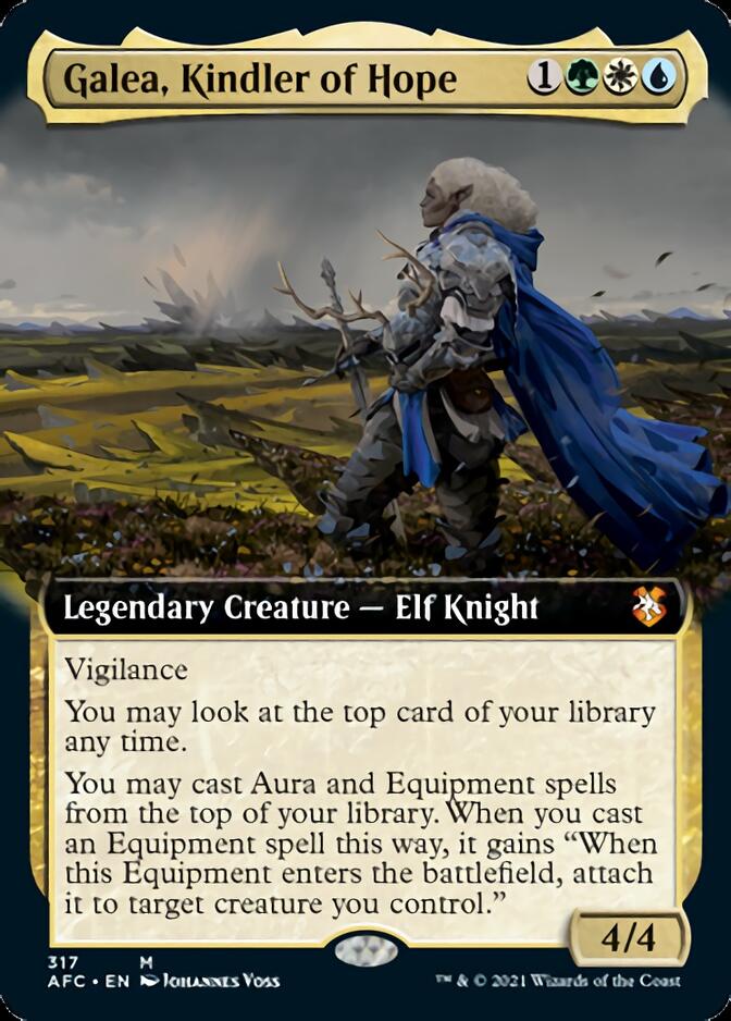 Galea, Allumeuse d'espoir (Extended Art) [Donjons & Dragons : Aventures dans les Royaumes Oubliés Commander]