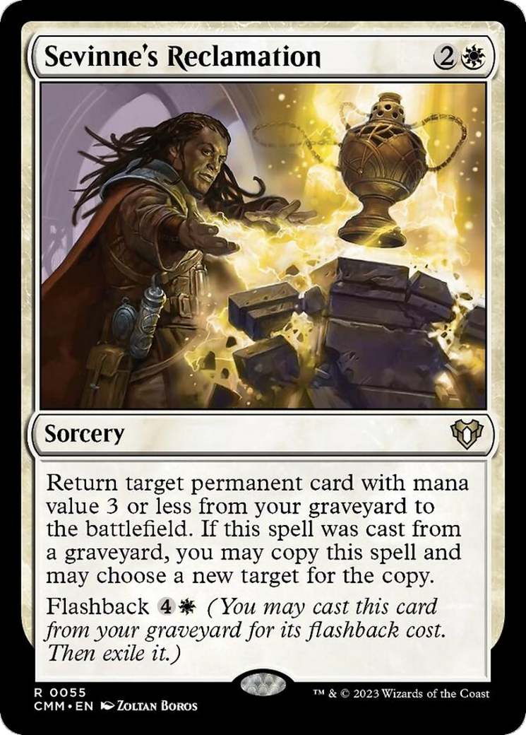Réclamation de Sevinne [Commander Masters]