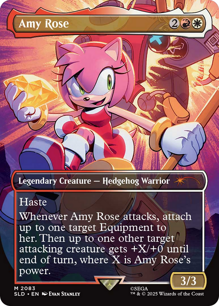 Amy Rose (feuille arc-en-ciel) [Série de laisses secrètes]