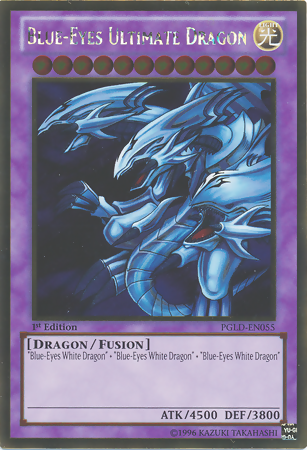 Dragon Ultime aux Yeux Bleus [PGLD-EN055] Gold Rare