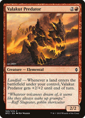 Prédateur de Valakut [Bataille de Zendikar]