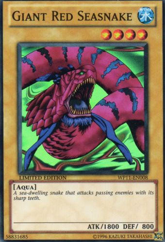 Serpent de Mer Rouge Géant [WP11-FR008] Super Rare