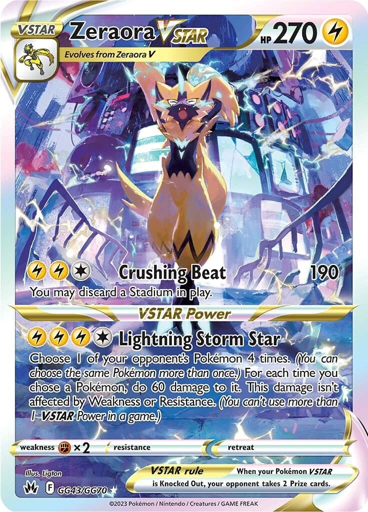 Zeraora VSTAR (GG43/GG70) [Espada y Escudo: Cenit Supremo]